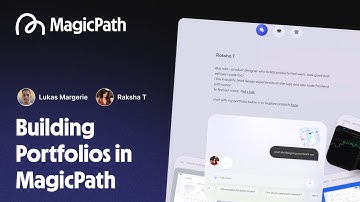 Behind the Scenes: Building a Smart Product Design Portfolio using MagicPath