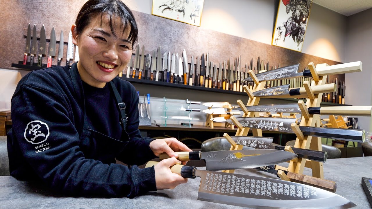 包丁に彫刻する。世界が認める若き日本人女性。驚異のスゴ技。