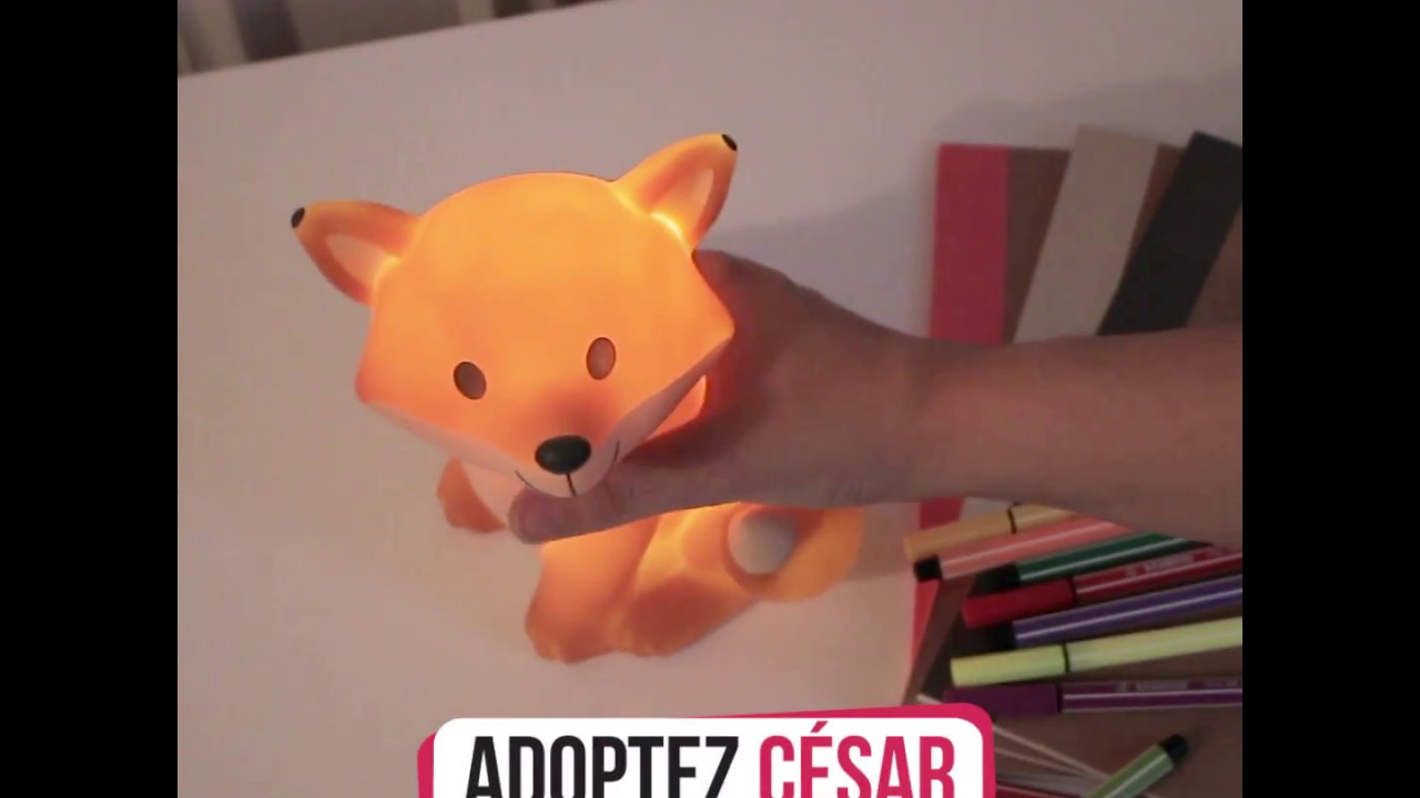 Veilleuse Cesar Le Renard