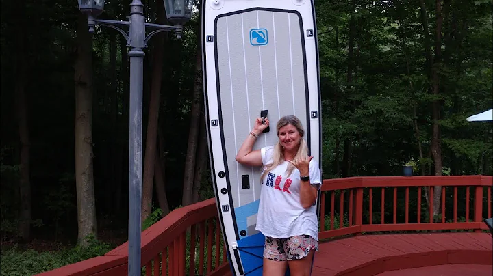 SUP Beginner on a Irocker Blackfin XL Paddle Board