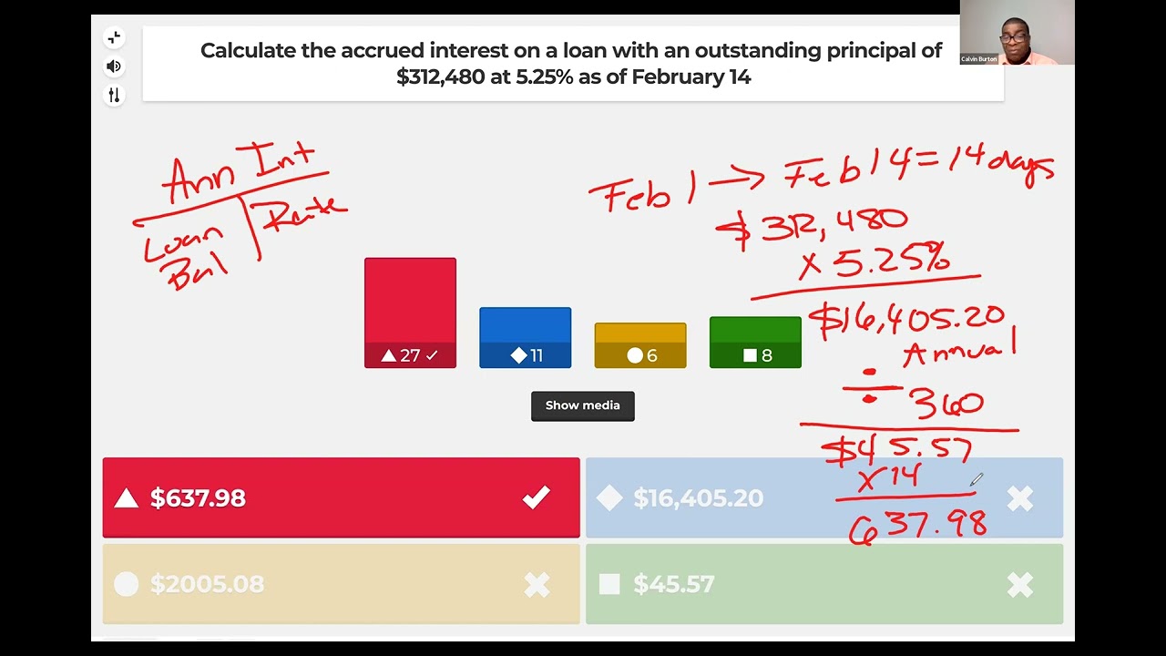 Prelicensing video 14 kahoot for unit 6 math calculations september