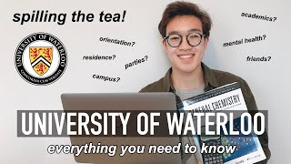 watch this before going to UNIVERSITY OF WATERLOO - EVERYTHING TO KNOW | spilling the universi-tea