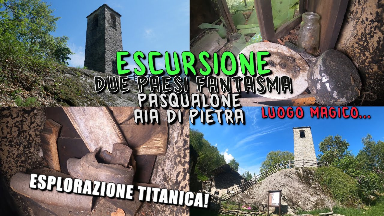 ESCURSIONE PER RAGGIUNGERE DUE PAESI FANTASMA: PASQUALONE ED AIA DI PIETRA!! *Esplorazione Titanica*