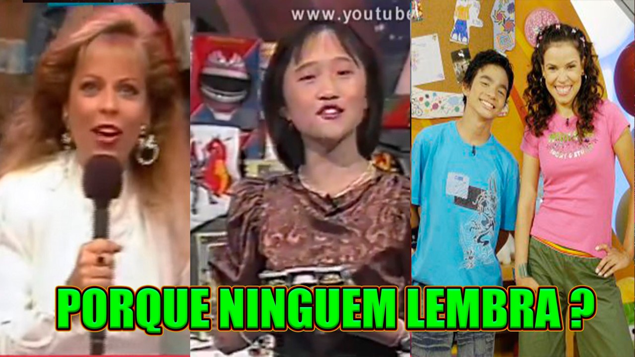 ELAS FORAM ESQUECIDAS! APRESENTADORAS INFANTIS QUE NINGUEM LEMBRA MAIS !