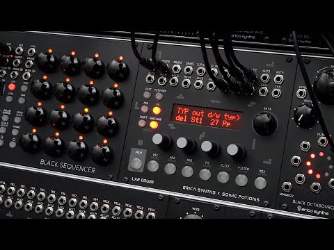 Erica Synths x Sonic Potions LXR Eurorack Drum sound demo