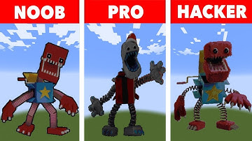 NOOB VS PRO VS HACKER BOXY BOO | Minecraft Pixel art