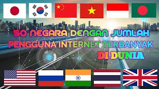 50 Negara Dengan Jumlah Pengguna Internet Terbanyak Di Dunia