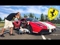 MARZA IN FERRARI SENZA PATENTE!! - IN PISTA CON LO YOUTUBER