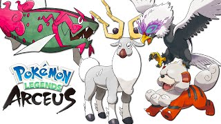 4 NOUVEAUX POKÉMON RÉVÉLÉS POUR ARCEUS LEGENDS - INFOS STRATÉGIE