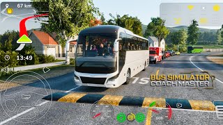 🚍BUS SIMULATOR COACH MASTER | DIFFERENT ROAD BUS JOURNEY New bus game Android Gameplay 2026 screenshot 4