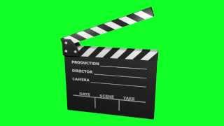 Free 3D blender clapperboard