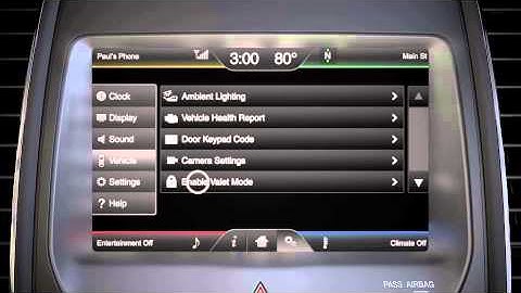SYNC® with MyLincoln Touch™: Setting Valet Mode | Lincoln How-to Video