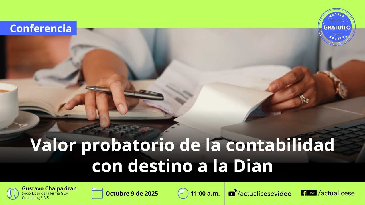 Valor probatorio de la contabilidad con destino a la Dian - YouTube