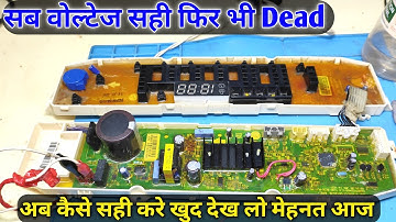 Lg Washing Machine Pcb Repair Dead set all Voltage ok