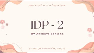 IDP - 2 - OUTCOME #dance #project