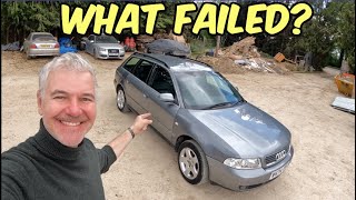 The Free Audi A4 Goes For Its MOT - What FAILED?