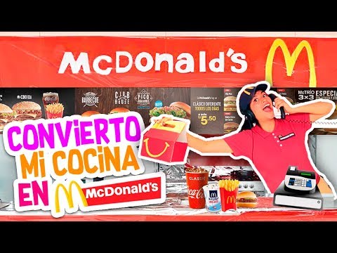 Convierto mi CASA en un McDONALDS ??? RETO EXTREMO ? ?Conny - Vloggeras Fantásticas