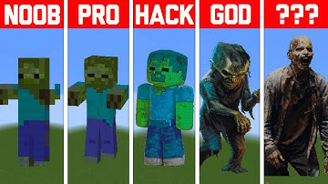 NOOB VS PRO VS HACKER VS GOD Minecraft Pixel art✨Zombie