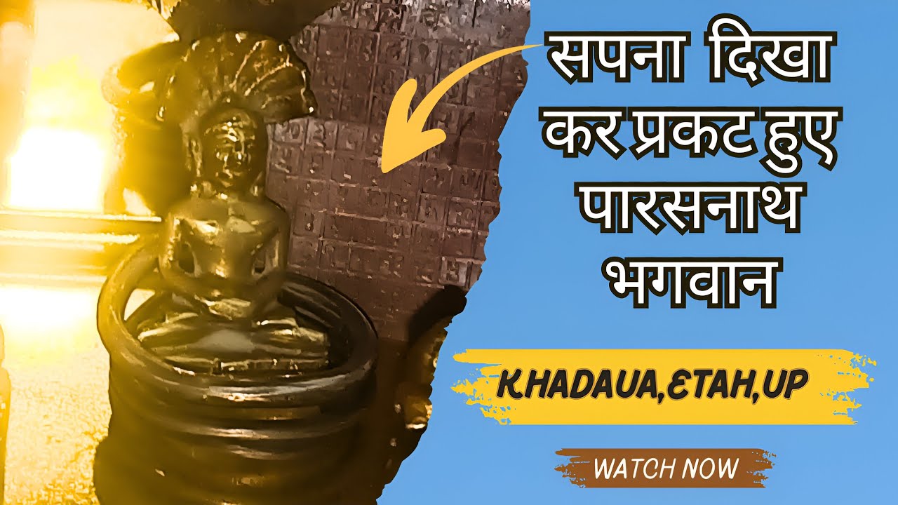 जमीन फाड़कर प्रगट हुई- जैन प्रतिमा | Khadaua etah | jain Mandir | पीपल वाले बाबा | Rohitneha vlog