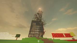 Teardown: EXPLODING BUILDINGS #15 | EXPLODING ROBLOX HQ AGAIN. BUT NOW YOU CAN SEE THE PREPS!