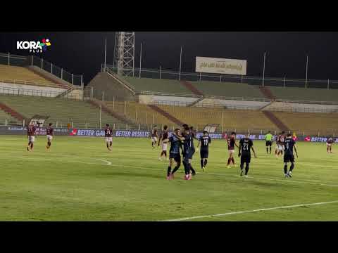 من الملعب هدف كريم حافظ الرائع في مرمى سيراميكا كليوباترا 