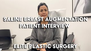 Breast Augmentation Patient Interview Elite Plastic Surgery