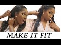 THE MOST EFFECTIVE WAY TO GET YOUR U PART WIG TO FIT 2020 | WIG TOO BIG| ANTIONETTE LEE