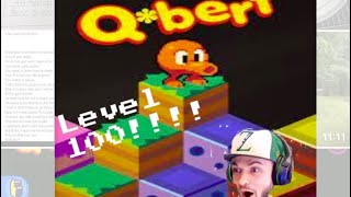 Epic Q*bert LEVEL 100!!! Not Clickbait