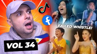 VOL 34 - Undeniable Filipino talent! Tiktok & Facebook Viral singing Filipinos