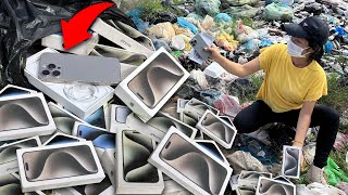 i Search New iPhone 15 Pro Max On The Garbage Pile