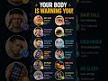your body is warning you!⚠️ don't ignore these signs #bodysigns #facts