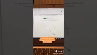 How to Construct a Perpendicular Bisector in DeltaMath Wealth