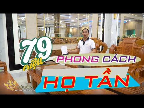 Video Bàn ghế phòng khách Tần Thủy Hoàng Cột 14,6 món chất... - youtube