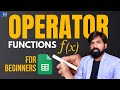 How to use Operator formula : EQ | LTE | GTE in Google Sheets | Advanced technique to use operator