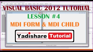 VISUAL BASIC 2012 Lesson #4 | MDI FORM & MDI CHILD FORM