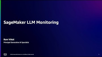 Foundation model monitoring on Amazon SageMaker | Amazon Web Services