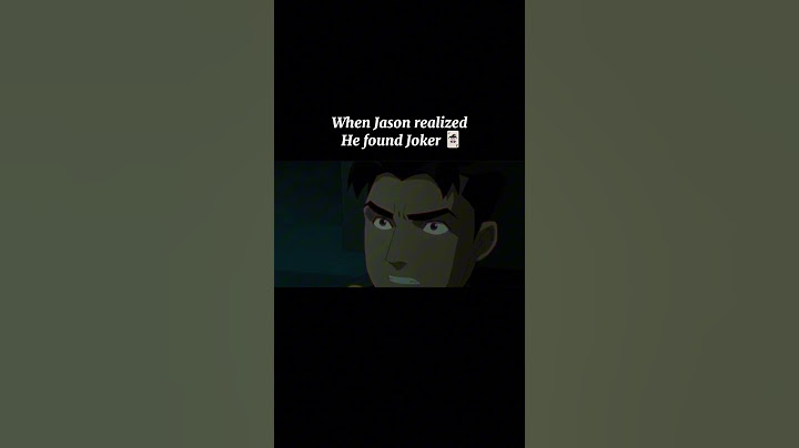 When Jason Realized He Found Joker (Red Hood) #shorts