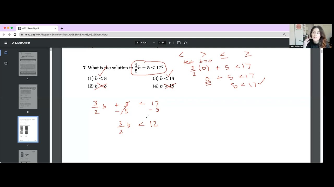 Solving Algebraic Inequalities - YouTube