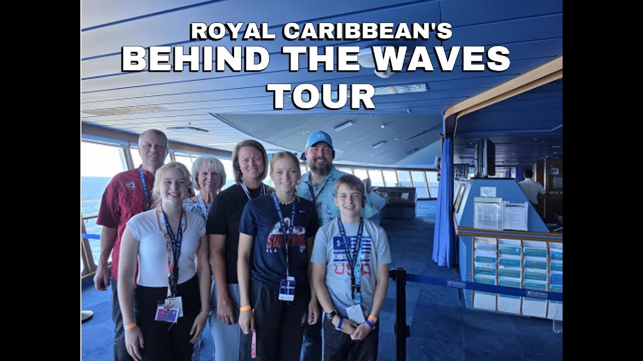Ever wonder what goes on behind the scenes of a cruise ship? 🚢 Royal