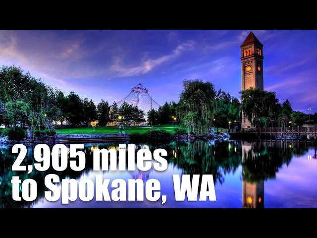 On The Road Again! Only 2,905 Miles to Spokane