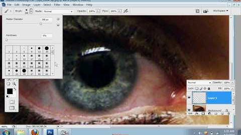 Actual Tutorial on How To Change The Eye Color On Adobe Photoshop cs3 EASY! Subscribe!
