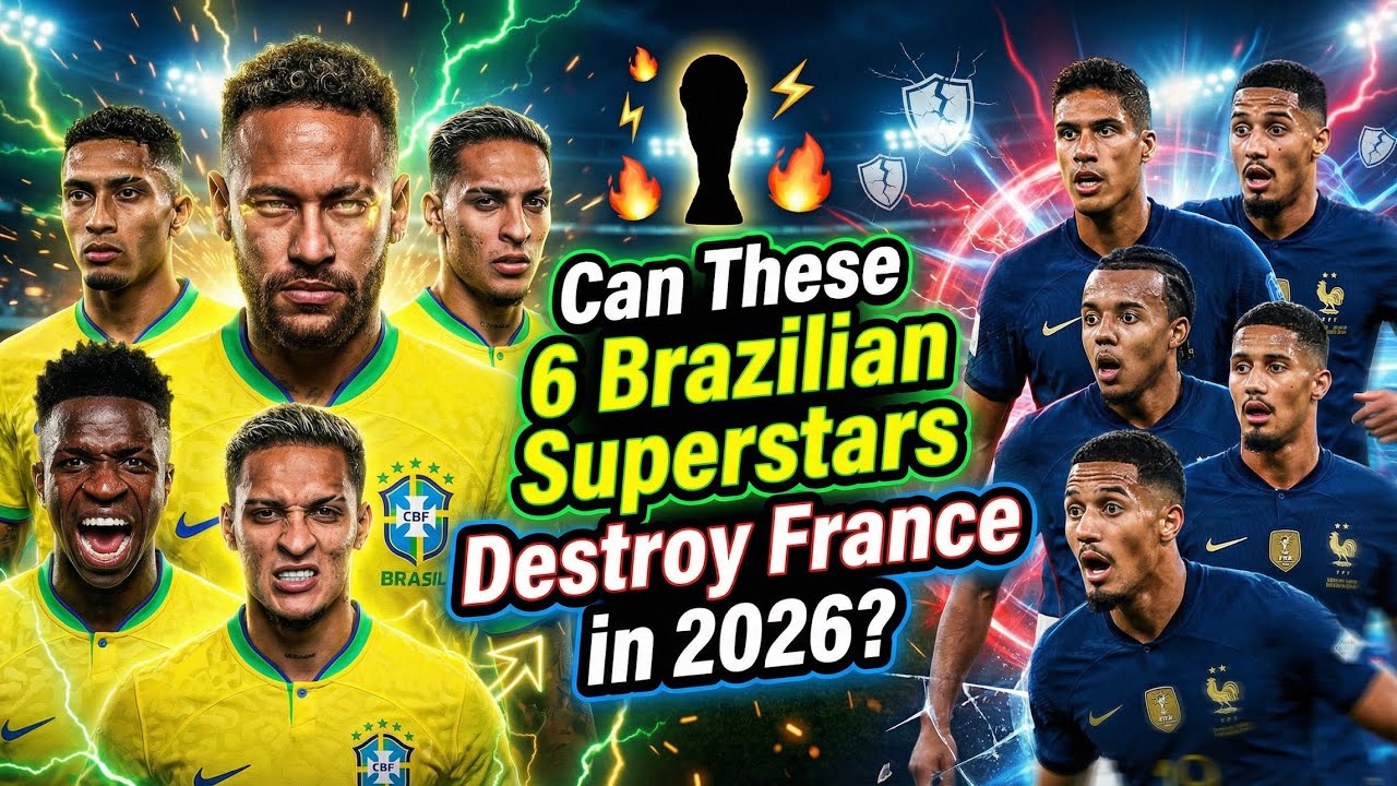 Can These 6 Brazilian Superstars Destroy France in 2026? France in Trouble?