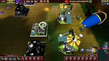 GamePlay #ArmyMenRTS Map [8SBS]  3 🆚 3 🥰  Online On 🕹️ GameRanger