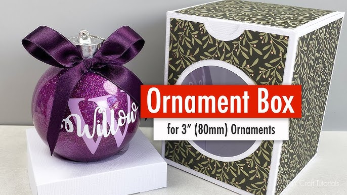 Acrylic Ornament Gift Box SVG – DIY Craft Tutorials