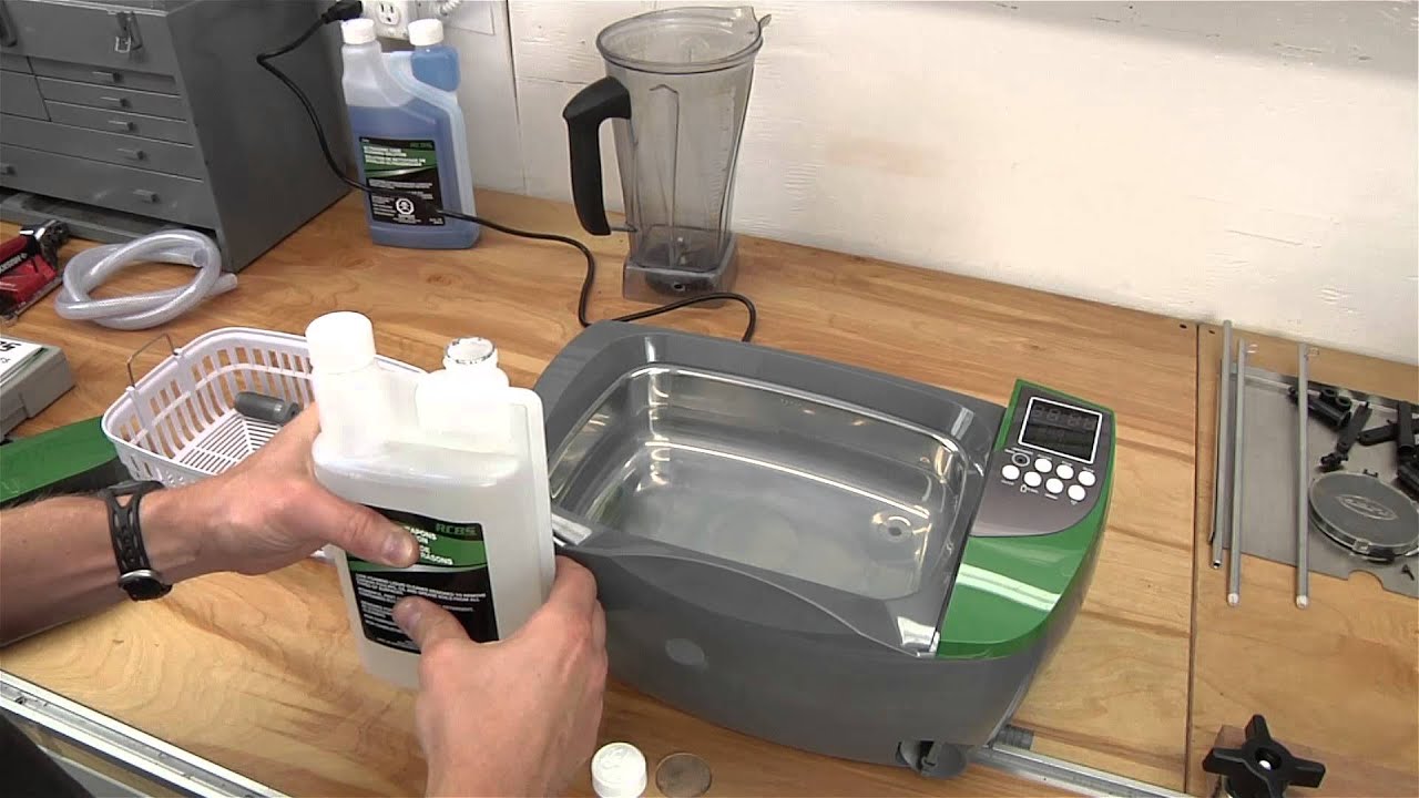 RCBS Ultrasonic Cleaner Cleaning Dies YouTube