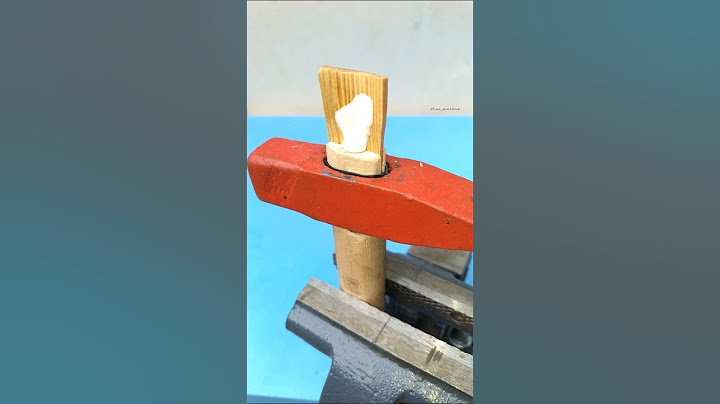 An Old Carpenter Showed a Trick on How to Make a Hammer Handle that Will Never Fall Off #diy #tips