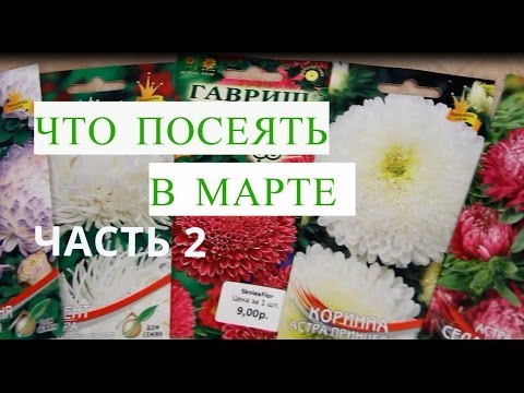 Что Посеять в Марте. Часть 2.