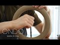 물레로 만드는 도자기 화병 - 링 베이스 : How to make a Ceramic Ring Vase [ONDO STUDIO]