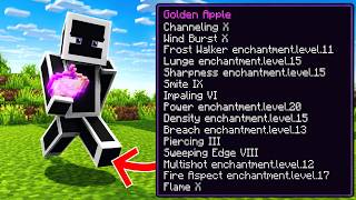 Minecraft, But Walking Enchants Items...