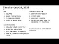 Circuits   July 21 2025